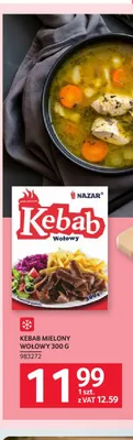 Kebab mielony wołowy Nazar promocja w Selgros