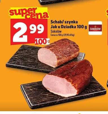 Szynka Jak u Dziadka Sokołów promocja w TOPAZ