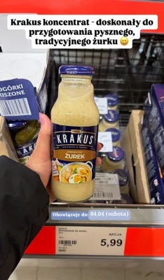 Koncentrat do żurku promocja w Aldi