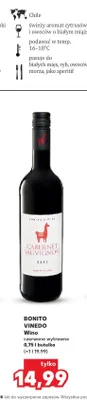 Wino Bonito Vinedo Cabernet Sauvignon czerwone wytrawne promocja w Kaufland