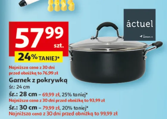 Garnek z pokrywką promocja w Auchan
