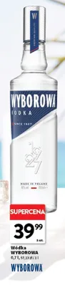 Wódka Wyborowa promocja w Intermarche