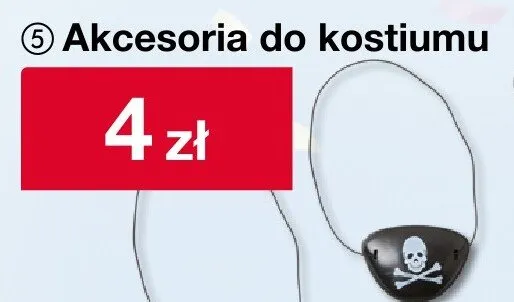 Akcesoria do kostiumu promocja w Woolworth