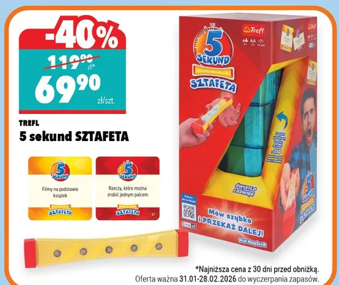 Gra 5 sekund Sztafeta promocja w Biedronka Home