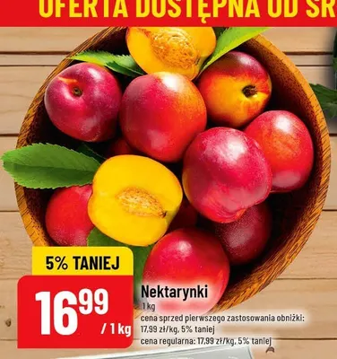 Nektarynki promocja w POLOmarket