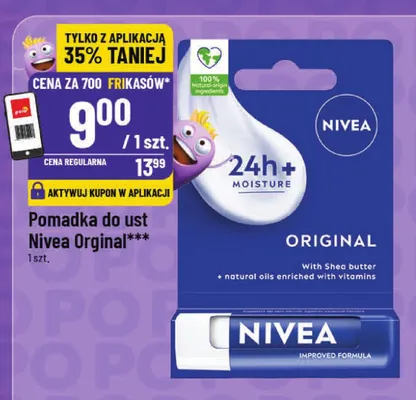 Pomadka do ust Nivea Original promocja w POLOmarket
