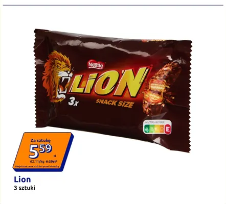 Baton Lion 3-pak promocja w Action