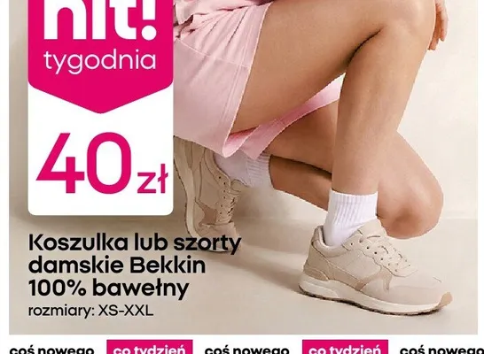 Szorty damskie 100% bawełny promocja w Pepco