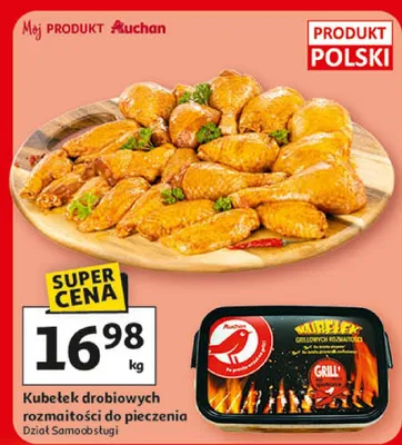 Kubełek drobiowych rozmaitości do pieczenia Dział Samoobsługi promocja w Auchan