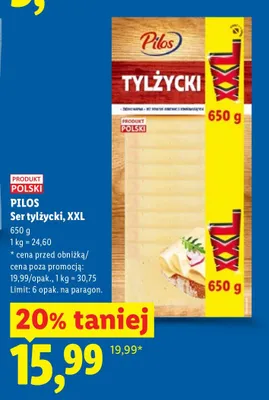 Ser tylżycki, XXL promocja w Lidl