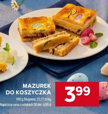Mazurek do koszyczka promocja w Stokrotka
