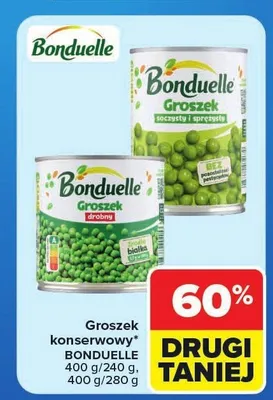 Groszek konserwowy soczysty i sprężysty Bonduelle promocja w Carrefour Market