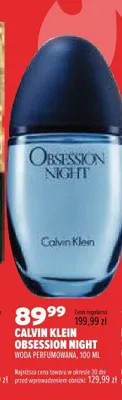 Woda perfumowana Calvin Klein Obsession Night promocja w Drogerie Natura