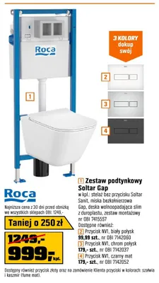 Zestaw podtynkowy Soltar Gap promocja w OBI