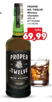 Whiskey irlandzka Proper No. Twelve promocja w Kaufland