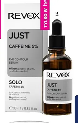 Revox Just kofeina 5% serum do okolic oczu promocja w Hebe