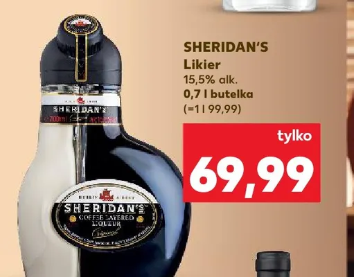 Likier Sheridan's promocja w Kaufland
