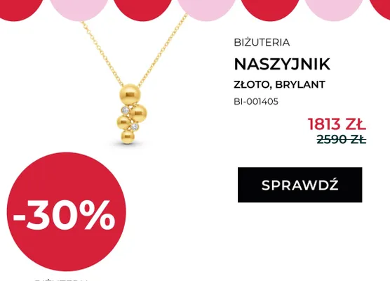 Naszyjnik Briju złoto brylant BI-001405