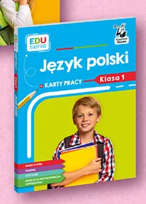Karty pracy Język polski Klasa 1 Edu seria promocja w Biedronka
