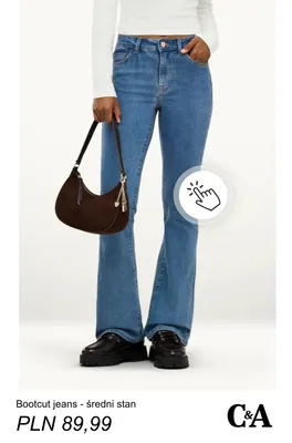 Bootcut jeans - średni stan C & A promocja w C&A