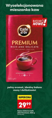Kawa mielona Cafe d'Or Premium promocja w Biedronka