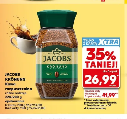 Kawa rozpuszczalna Jacobs Krönung promocja w Kaufland