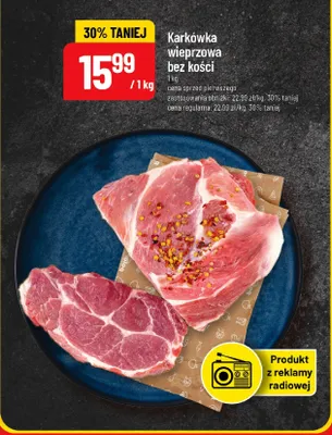 Karkówka wieprzowa bez kości promocja w POLOmarket