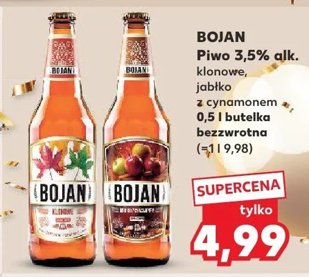 Piwo jabłko z cynamonem promocja w Kaufland