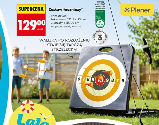 Zestaw łuczniczy promocja w Biedronka