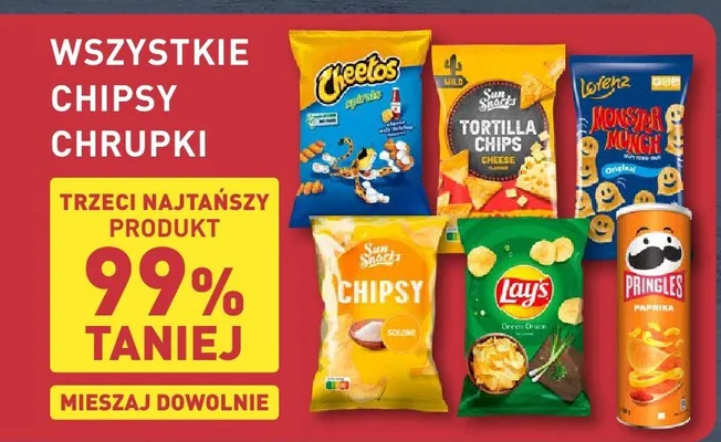Chipsy i chrupki promocja w Aldi