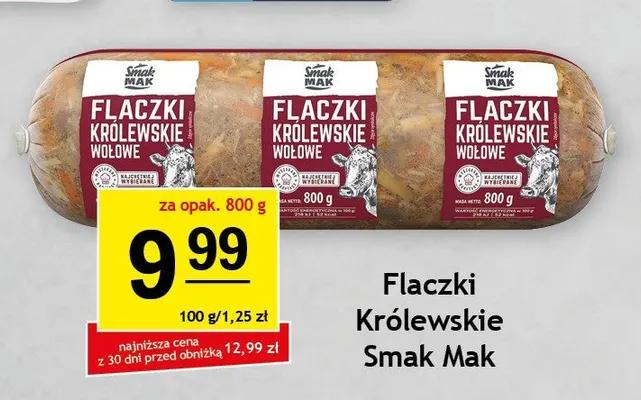 Flaczki Królewskie wołowe Smak Mak promocja w Gram Market