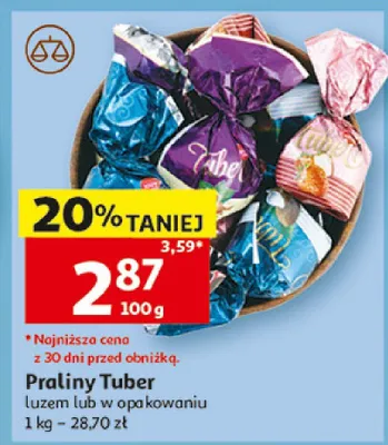 Praliny Tuber promocja w Auchan