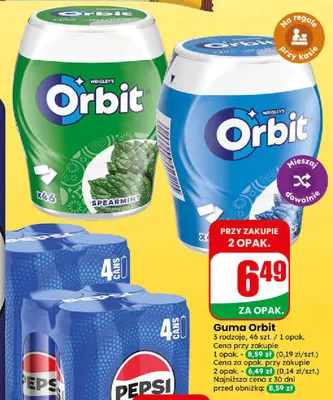 Guma Orbit promocja w Dino