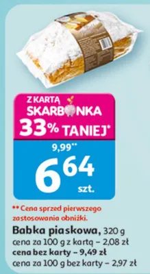 Babka piaskowa promocja w Auchan