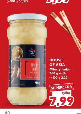 Młody imbir House of Asia promocja w Kaufland