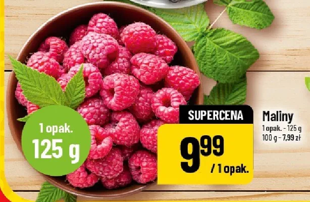 Maliny promocja w POLOmarket