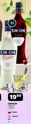 Wermut CIN&CIN Bianco promocja w Netto