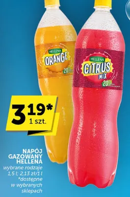 Napój gazowany Hellena wybrane rodzaje promocja w ABC