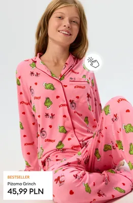 Piżama Grinch promocja w Sinsay