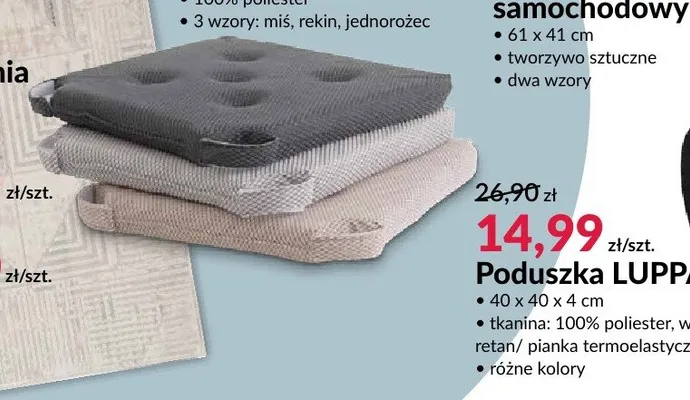 Poduszka Luppa promocja w Salony Agata