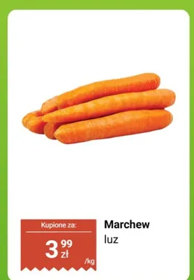 Marchew luz promocja w Biedronka