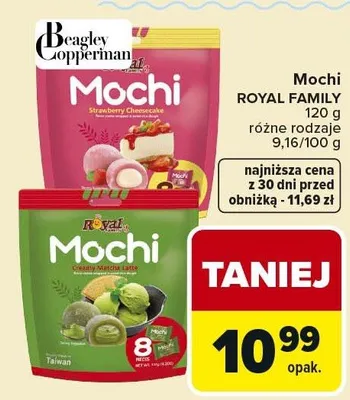 Mochi różne rodzaje promocja w Carrefour