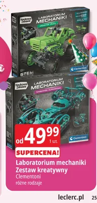 Laboratorium mechaniki Zestaw kreatywny Clementoni promocja w Leclerc