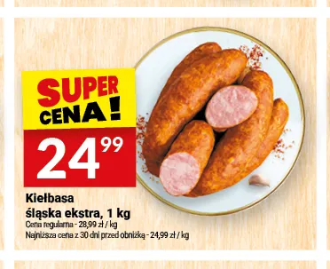 Kiełbasa śląska ekstra promocja w Twój Market