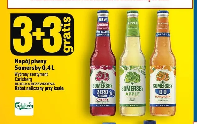 Napój piwny Somersby Apple promocja w TOPAZ