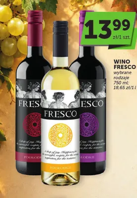 Wino białe Fresco słodkie promocja w ABC