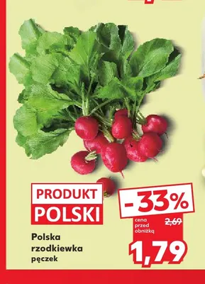 Rzodkiewka polska promocja w Kaufland