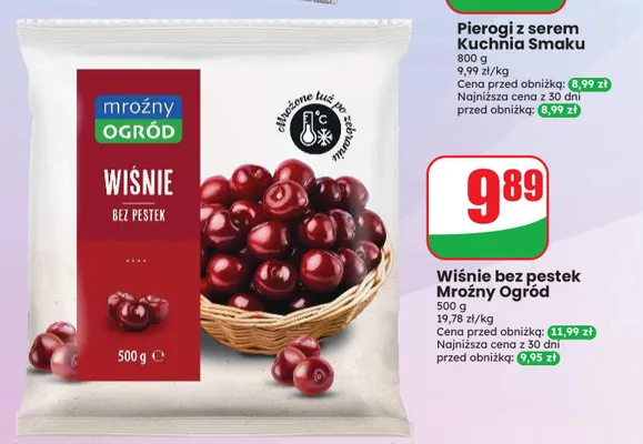 Wiśnie bez pestek Mroźny Ogród promocja w Dino