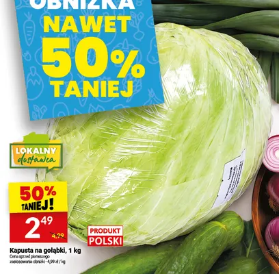 Kapusta na gołąbki promocja w Twój Market