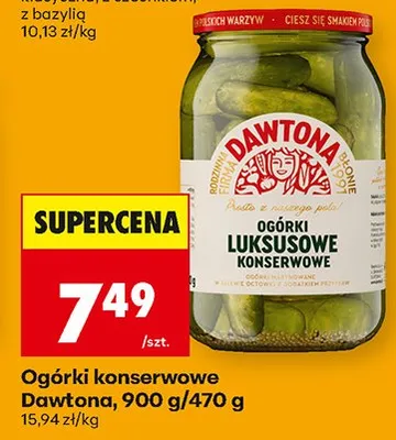 Ogórki konserwowe promocja w Biedronka